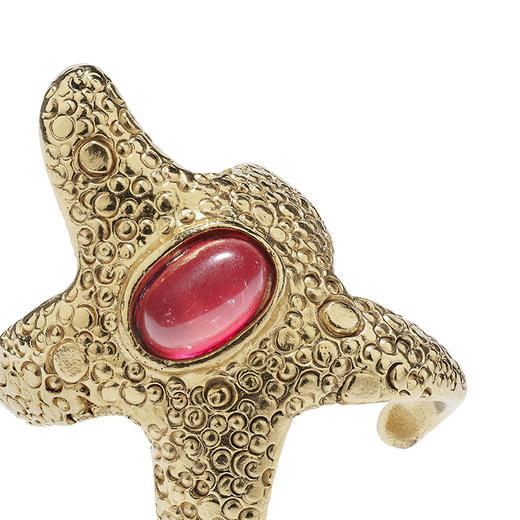 订购6个月到｜Goossens Paris-Lagune-海星 岩石水晶 耳廓夹［法国设计师］ 商品图1