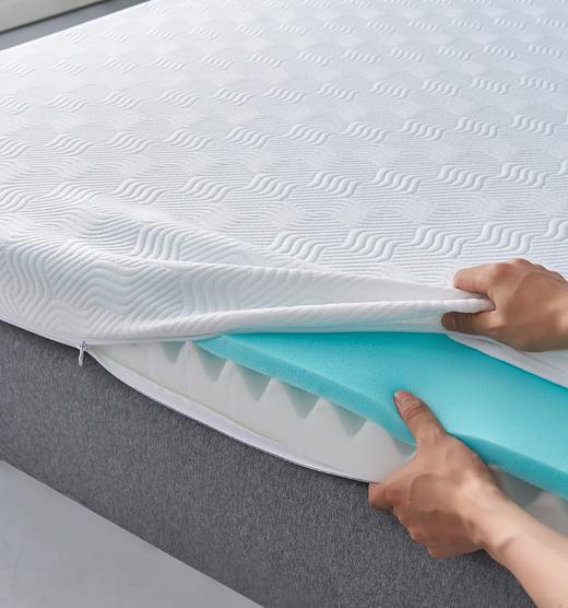 自然醒云感活套床垫系列凉感凝胶记忆棉慢回弹海绵床垫学生宿舍租房元气软垫子SA 商品图14