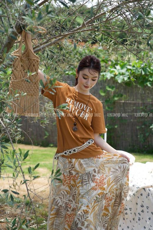 【门店同款】ENJOY夏季“假日漫寻”南庭浅草腰带半裙 163304922 商品图4