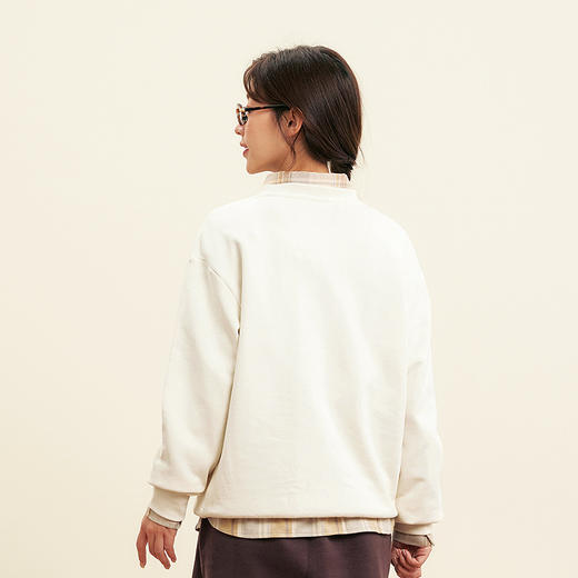 笛莎Deesha青少年女童卫衣2025秋季女童小狗印花圆领卫衣 商品图4