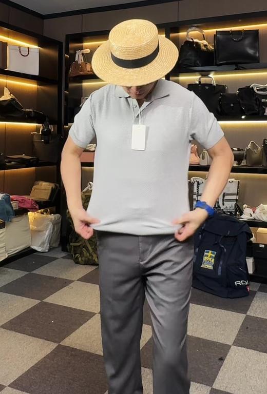 时尚纯色polo衫 商品图1