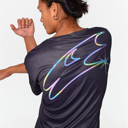 CryingCenter渐变3Clogo晕染肌理跑步短袖T恤运动吸汗单向导湿 商品图1