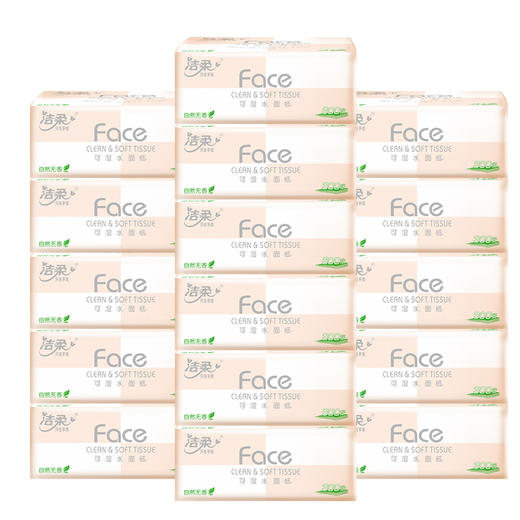 洁柔 Face粉抽纸3层100抽*16包 PR203-16E 商品图0