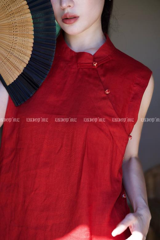 【门店同款】ENJOY夏季云敛-“乐染东方”夕璋云裥国风上衣 163299879 商品图3