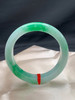 620446，62圈口，细糯飘绿正圈平安镯，飘几抹阳绿色，底子细腻 商品缩略图1