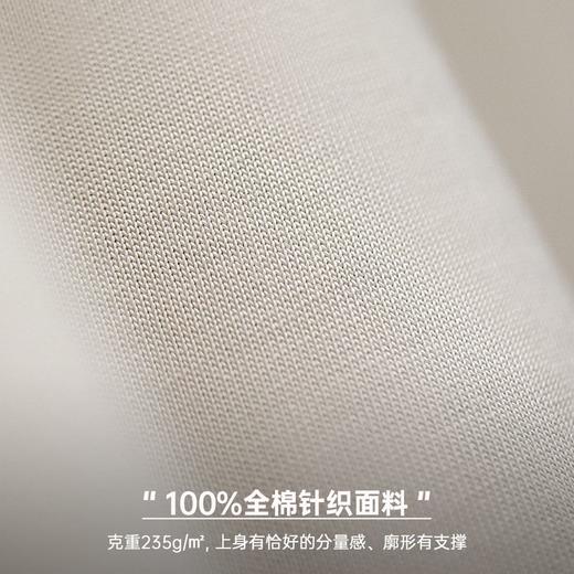 马登工装美式白色印花T恤纯棉休闲创意重磅宽松螺纹领口短袖男夏 商品图3