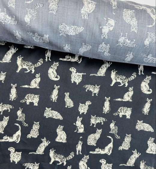 LT280D 动物系列胶囊限定 MEOW 喵星日常 深灰色 猫咪 269元/米 商品图4