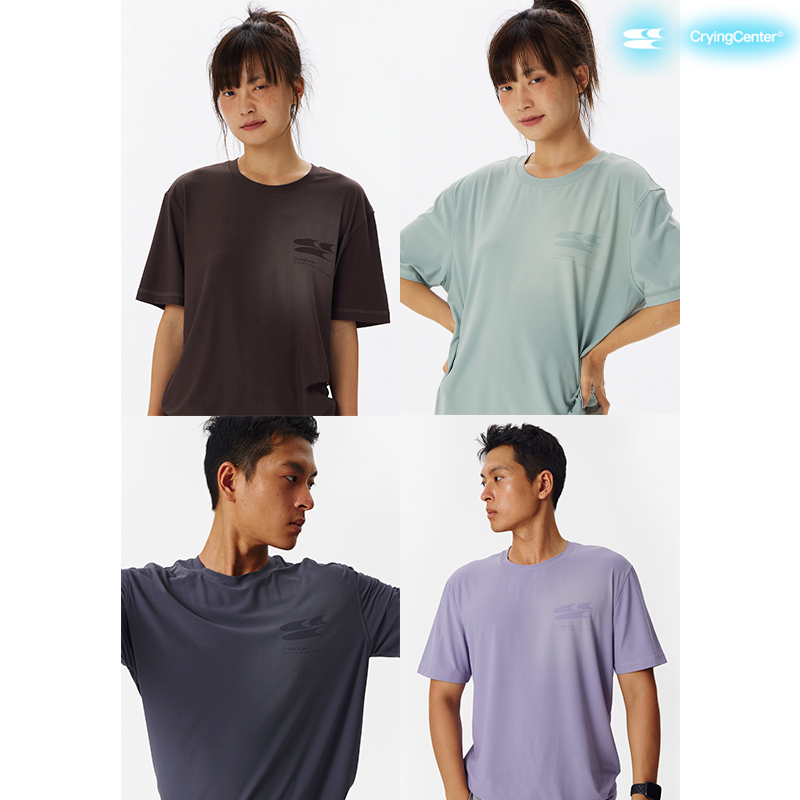 CryingCenter 空气雾感系列运动T恤0触感 防凸点面料 哭喊中心