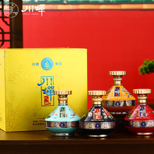 热卖中！！【百亿国企倾力打造】川婵大曲500ml*4礼盒装 52°浓香型白酒 商品图3