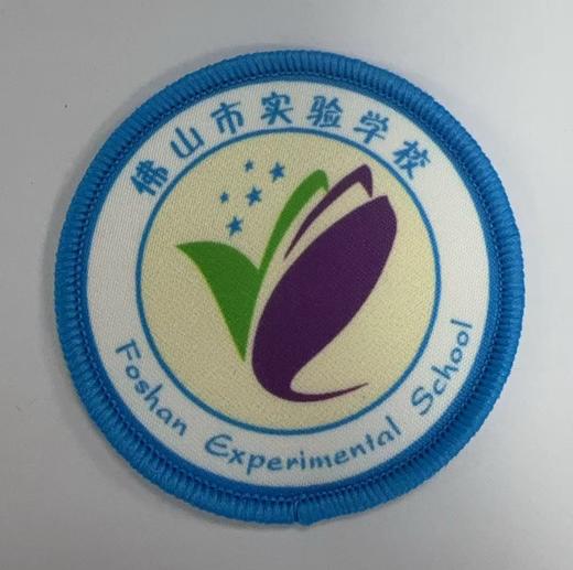 通版佛山市实验学校包边校徽校服礼服布标姓名贴章可缝烫现货发51 商品图0