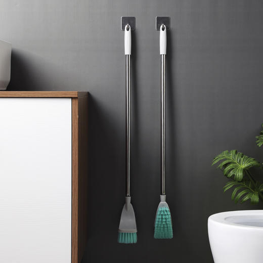 【批发】美丽雅大象鼻洁厕刷马桶刷70cm加长杆 1套 商品图6