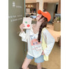 <曾小咸推荐>韩系连帽休闲百搭卡通印花长袖T恤 商品缩略图3