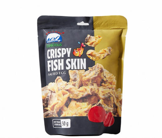 PHILONG咸蛋黄味鱼皮脆50g 商品图0