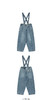 jnby  25年秋款  牛仔背带长裤   1P7E11370 商品缩略图7