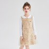 笛莎Deesha 童装女童套装2025秋新款女童甜美香风裙套装 商品缩略图0