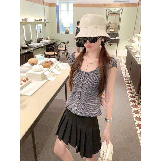 【129元任选2件】现货！韩系格子短袖 商品图2