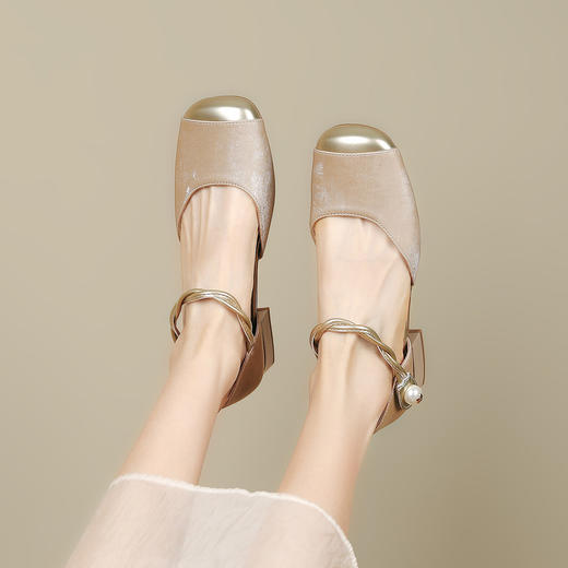 品质好货|Safiya/索菲娅2025透气舒适百搭不累脚玛丽珍凉鞋SFD2114737 商品图1