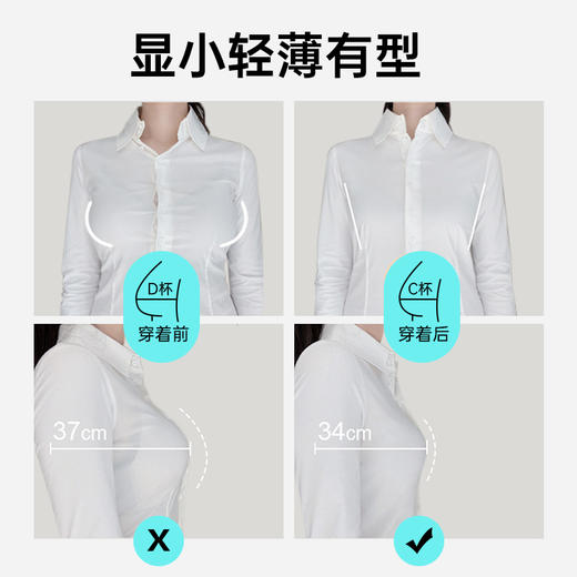 【70B-D杯】【大胸显小 兔耳杯】夏季花漾清凉面料、环绕式果冻条稳固承托  花漾兔兔【大胸-蕾丝】 商品图1