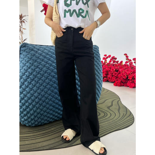 2507202    the r0w 亚麻混纺牛仔裤 商品图2