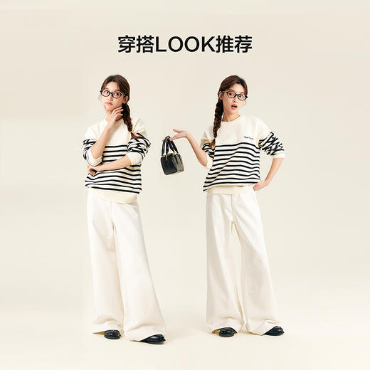 笛莎Deesha青少年女童裤子2025秋季女童阔腿裤 商品图2