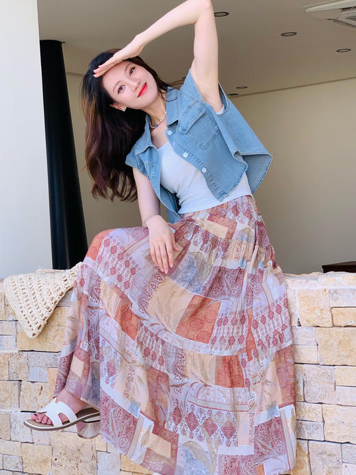 【百图lulu定制】【兜风牛仔外套】翻领 大口袋 飞飞袖 牛仔外套 商品图8