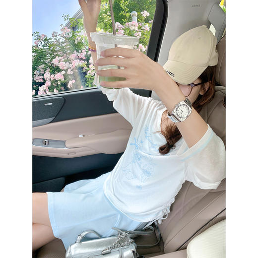 <曾小咸推荐>韩系甜美风罩衫吊带连衣裙 商品图1