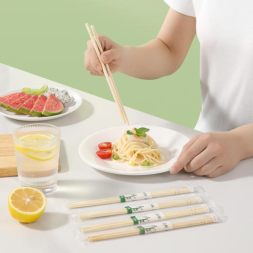 美丽雅一次性筷子独立装天然竹筷 商品图5