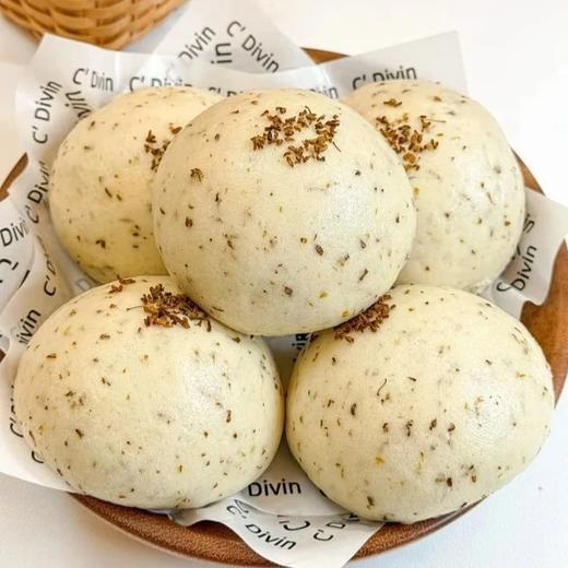 早餐团29.9到手15个桂花酒酿馒头️，老面发酵融入古法甜酒酿自带微醺香甜蓬松如云朵配料表干净基地直邮 商品图0