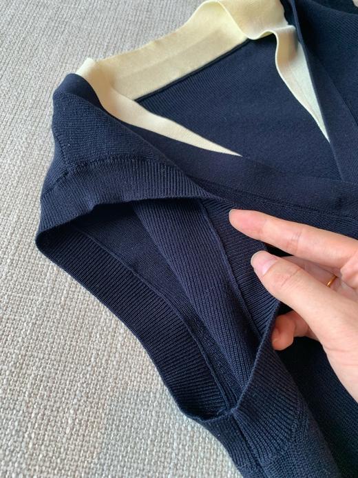 莱赛尔天丝针织假两件马甲 商品图12