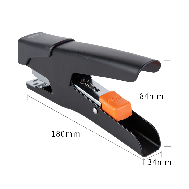 得力0358手握式省力订书机学生用家用钉书机通用省力型