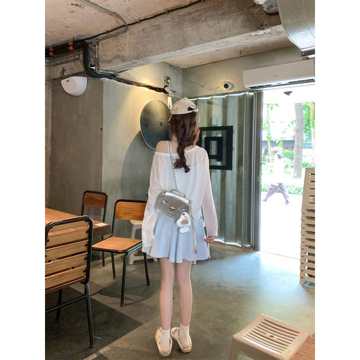 <曾小咸推荐>韩系甜美风罩衫吊带连衣裙 商品图4