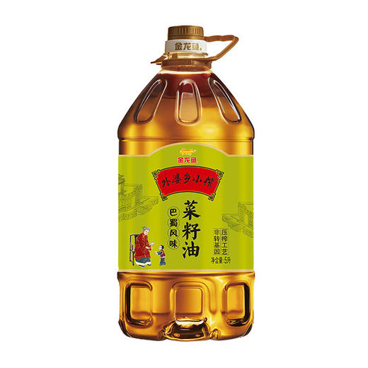金龙鱼外婆乡小榨巴蜀风味菜籽油5L(非转压榨) 商品图0