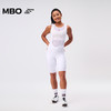 MBO女子背带骑行裤短裤T315时尚纯白抗透骑行裤25年春夏新款 商品缩略图5