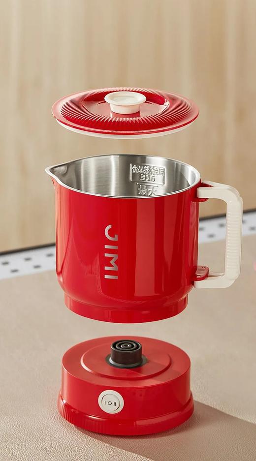 积米不锈钢折叠烧水壶 | 一个它=电热水壶+饮水杯+泡面杯+电煮锅 商品图3
