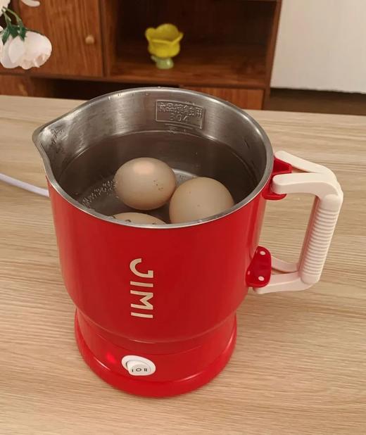 积米不锈钢折叠烧水壶 | 一个它=电热水壶+饮水杯+泡面杯+电煮锅 商品图1