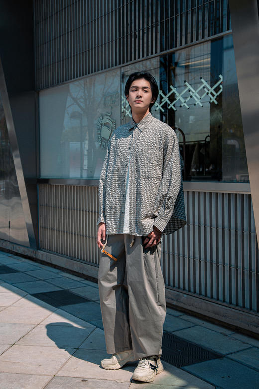 S529121200格纹防晒长袖衬衫 商品图2