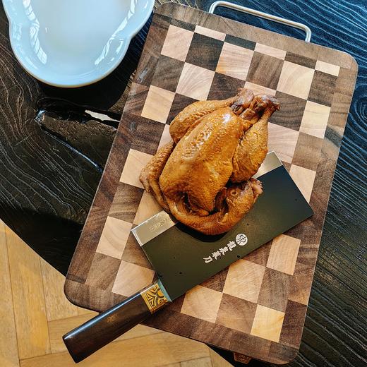 [屁侠推荐]龙泉宝剑厂 龙泉菜刀 方铜黑精钢斩切刀  商品图0