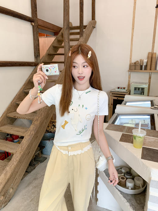 <曾小咸推荐>新品现货秒杀！卖完下架不再补 ！微信粉丝打折价！！蕾丝花边阔腿裤 日常169.99/件 立减80 秒杀89.99/件！！ 商品图7