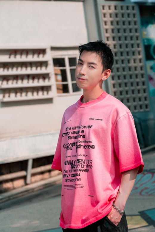 W525412332做旧渐变短袖T恤 商品图7