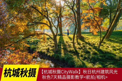 12.1确定出发【杭城秋摄CityWalk】秋日杭州建筑风光秋色7天精品摄影教学<航拍/相机> 商品图0