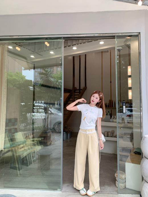 <曾小咸推荐>新品现货秒杀！卖完下架不再补 ！微信粉丝打折价！！蕾丝花边阔腿裤 日常169.99/件 立减80 秒杀89.99/件！！ 商品图12
