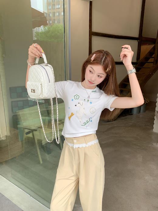 <曾小咸推荐>新品现货秒杀！卖完下架不再补 ！微信粉丝打折价！！蕾丝花边阔腿裤 日常169.99/件 立减80 秒杀89.99/件！！ 商品图6