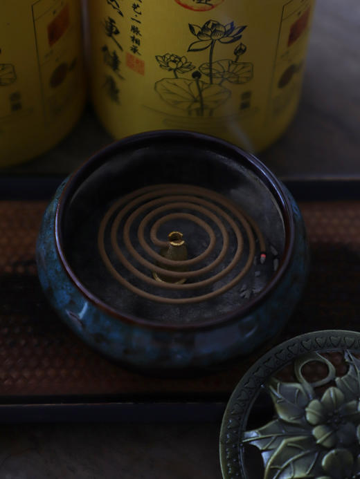 ✨足足240盘❗送高级典雅香炉~夏日驱蚊必备❗家有陈香艾【HOKIDO天然艾草香薰盘香】 商品图4