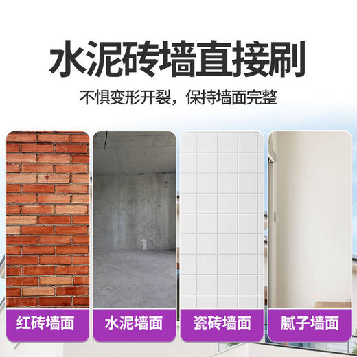 乳胶漆外墙专用涂料防水防晒不变色室外墙漆水性环保墙面翻新漆 500g 商品图1