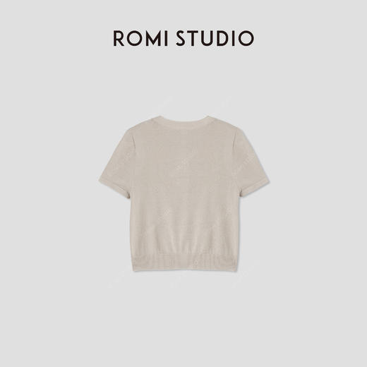 ROMI STUDIO“自然舒适”进口和纸纱轻薄短袖针织开衫 RWCRST3417 商品图1