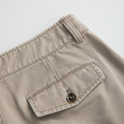 ROMI STUDIO“美式复古”舒适纯棉做旧洗水斜纹休闲短裤 RWCSXY2692【发货时间：25-30天】 商品图3