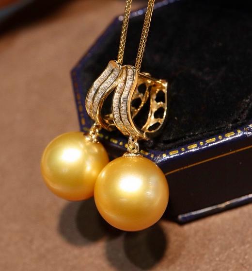 13mm金珠耳坠 商品图1