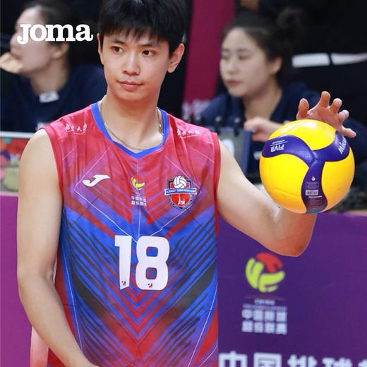 SFS正品 Joma荷马2025年南京广电猫猫排球队主客场排球服套装排球球衣无袖男 商品图2