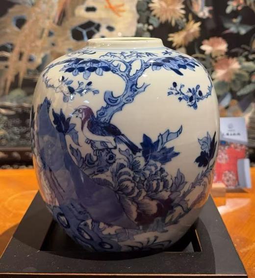 喜事连连青花罐 商品图0