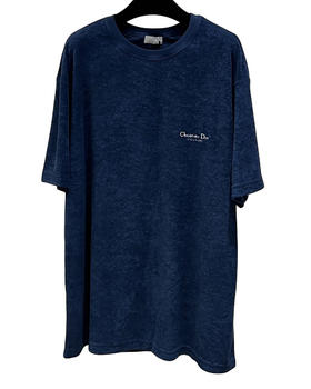 中性款刺绣提花毛巾料短袖T恤la010